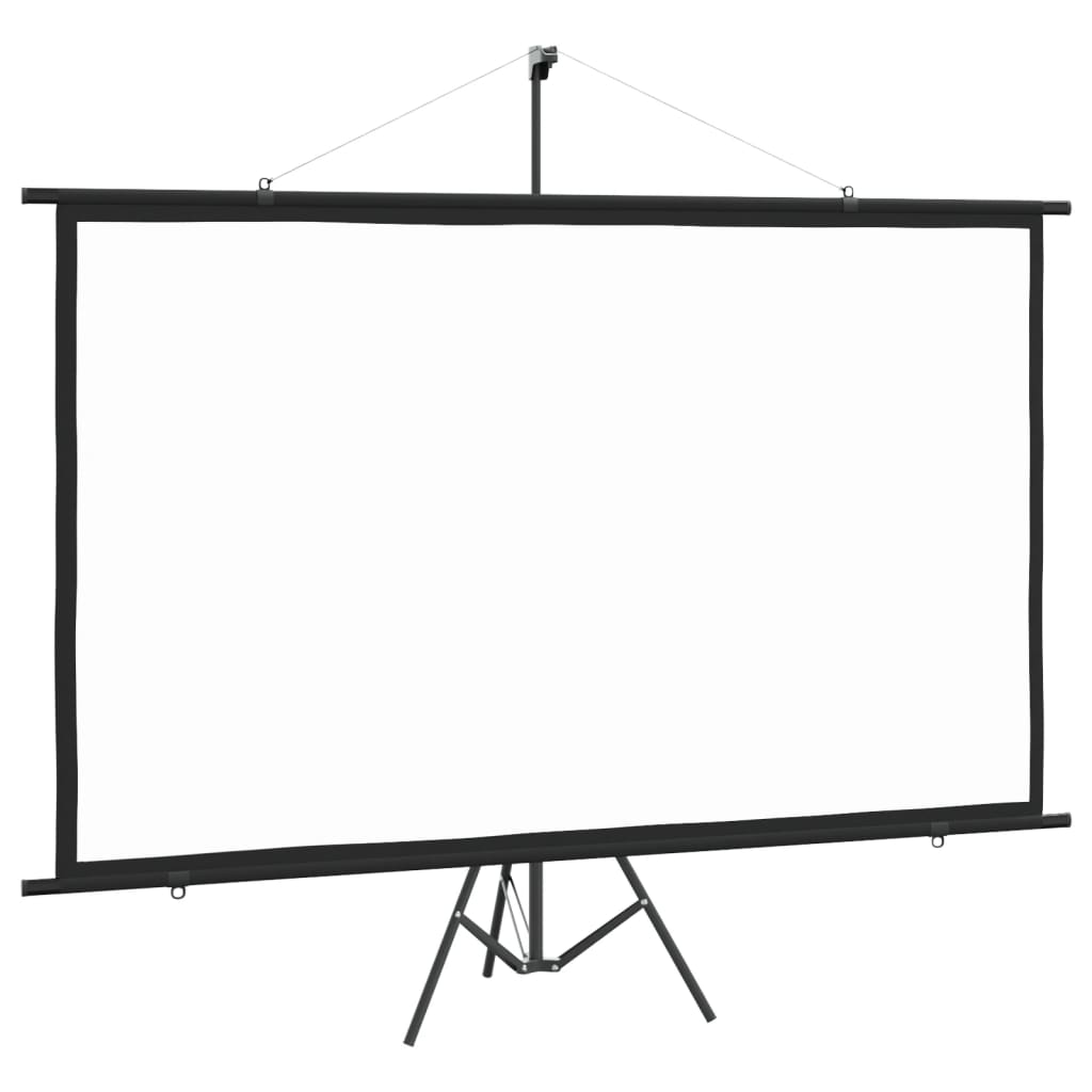 vidaXL projection screen Home Theater Screen Pull-down Projector Screen 4:3 - One click