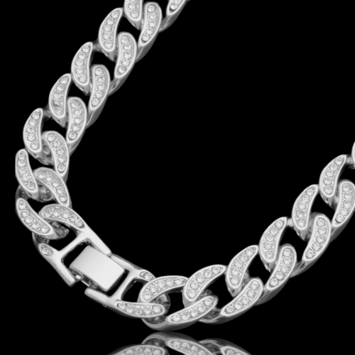 CREW 13MM  Cuban Chain | 970711 - One click