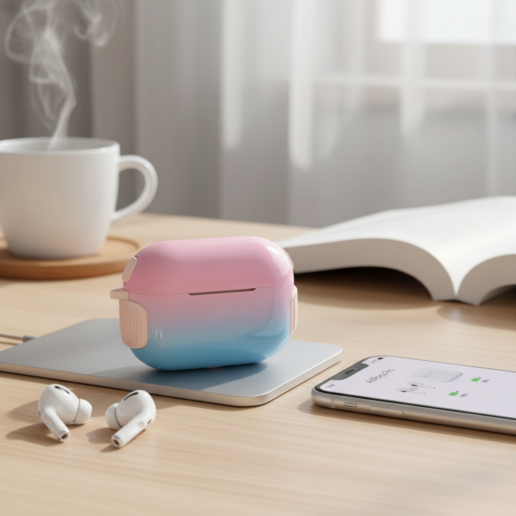 Anacotte Gradient Contrast Pro AirPod Case - One click