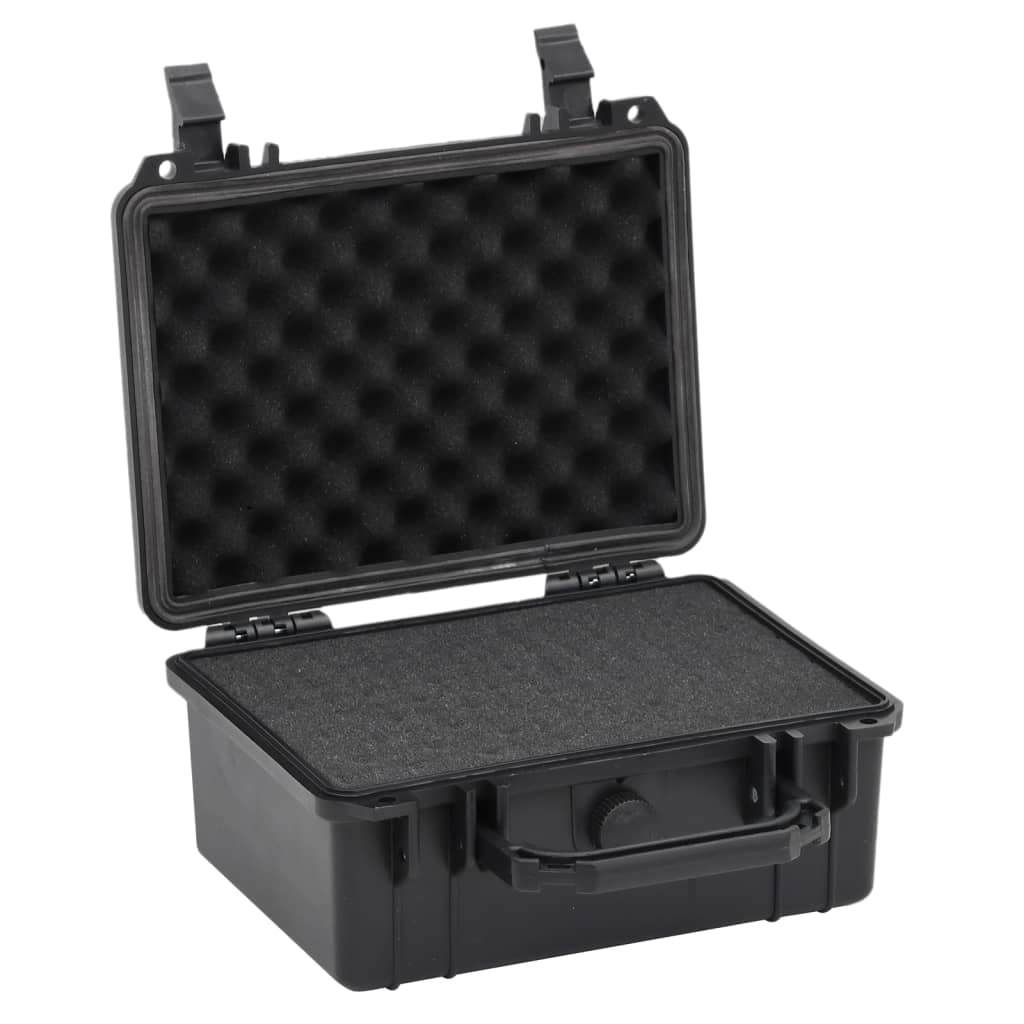 vidaXL Equipment Case Protective Hard Carry Case Portable Camera Case Black - One click