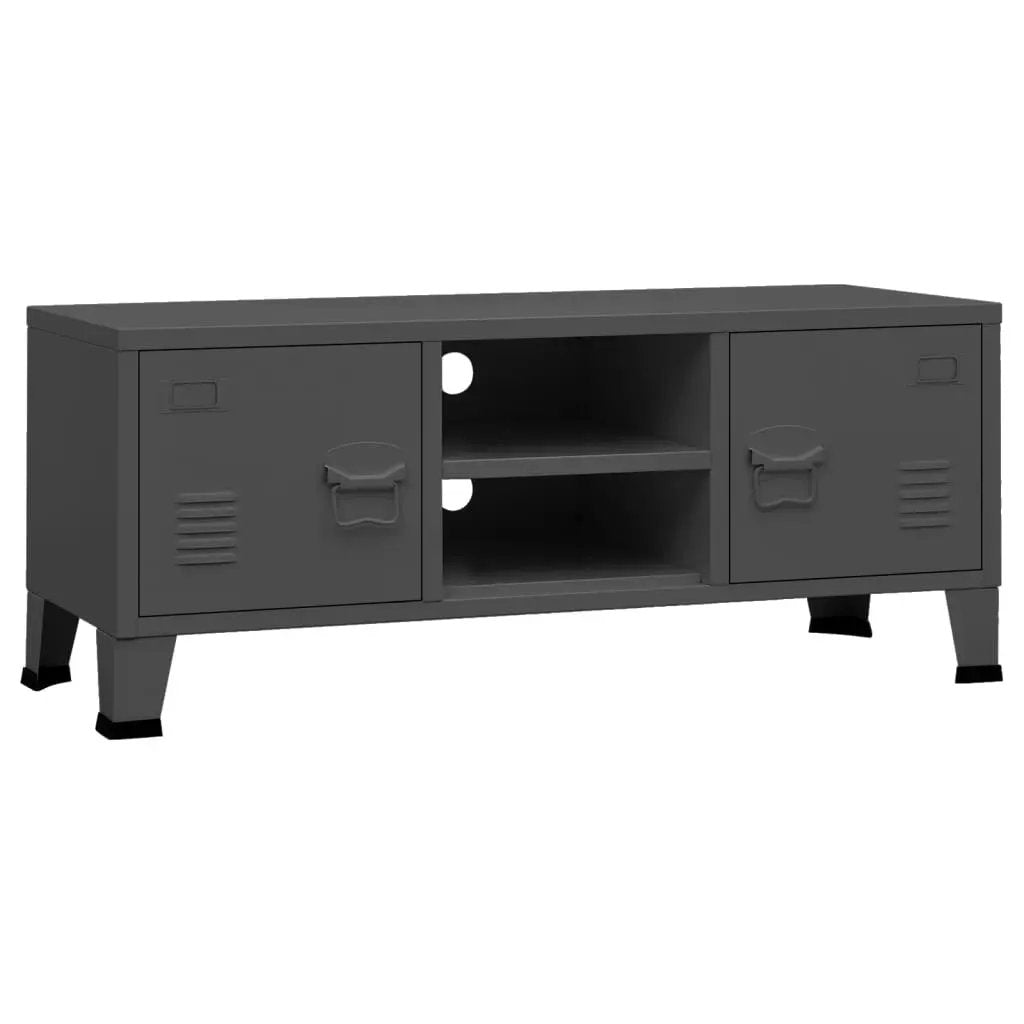 vidaXL TV Stand TV Console Sideboard TV Unit Home Media Unit Cupboard Metal - One click